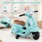 Plastic Licensed Kids Ride-On Motorcycle Vespa with LED Headlight and Horn Sound